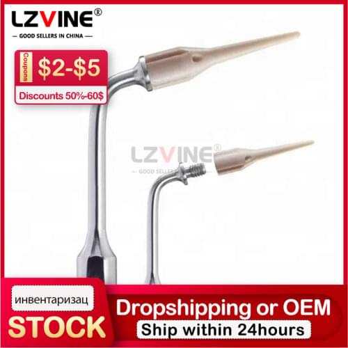 Dental ultrasound tips ICP fit EMS WOODPECKER , titanium alloy for periodontics / Scaler tips PEEK for implant