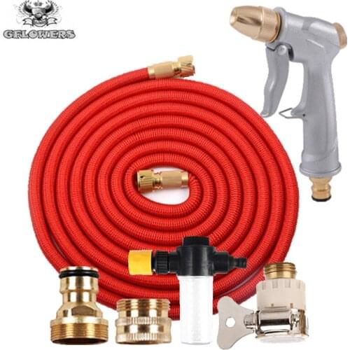 Telescopic hose Water gun for cleaning flowers, water gun, adjustable nozzle, telescopic, high pressure, washing machine, garden
