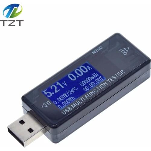 KWS-MX16 USB Tester Current Voltage Digital Dispay Charger Capacity Doctor Quick Charge Power Bank Meter Voltmeter 4V-30V 0-5A