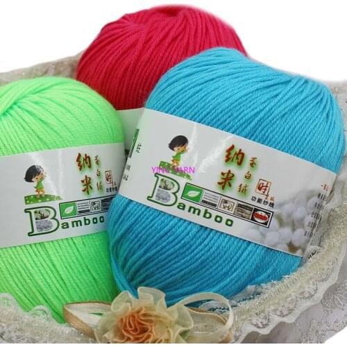 Knitted Baby DIY Hand 50g 6ply Cashmere Sweater Supersoft Crochet Colorful Knitting Scarf Craft Yarn Handcraft Wool babycare