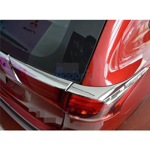 Rear Light Eyebraw Trim Taillight Garnish Panel Lamp Moulding Trim For Mitsubishi Outlander 2016-2019 Auto Accessories