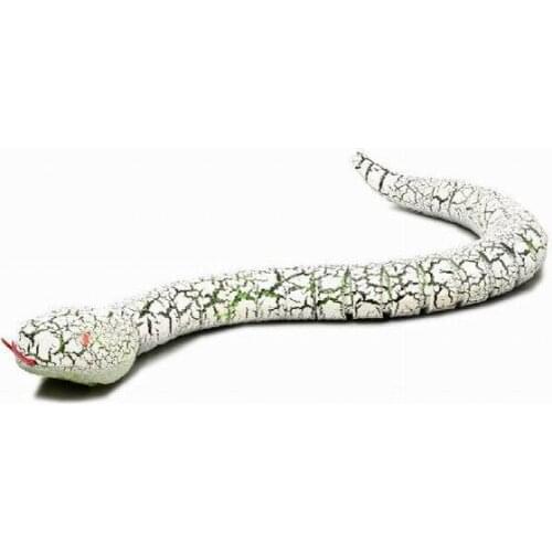 Remote Control Snake Rattlesnake Animal Trick Terrifying Mischief Toy Black