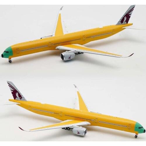 1:200 Scale Qatar Airways A350-1000 Airlines Model with Base Alloy Aircraft For Collectible Souvenir Show Gift Toys