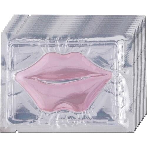 10Pcs Beauty Lip Balm Crystal Lip Plumper Collagen Lip Mask Patches Moisture Essence Wrinkle Ance Korean Cosmetics Skin Care
