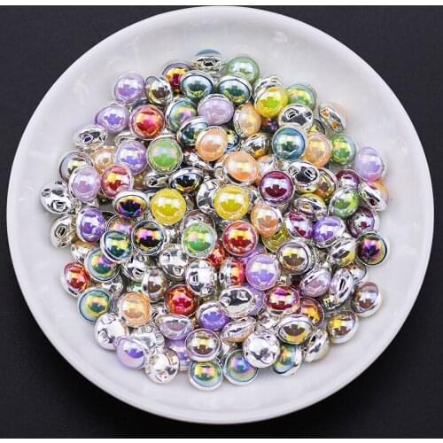 30PCS rhinestone, pearl, fancy crystal, diamond, round gemstone, used for clothing decoration adornos de cristal paravestoidos