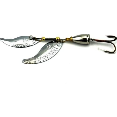 5 pcs 10.5g Metal Spoon Bait Fishing Lure Buzz Lure Blade Artificial Spinnerbait Leurre Peche Pike Fishing bait Sequin(SP101)