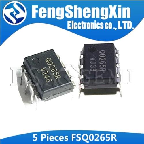 5pcs FSQ0265R DIP8 Q0265R DIP Q0265 DIP-8 FSQ0265RN FSQ0265 Power Switch IC