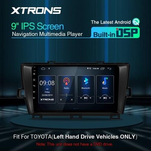 9" Android 10 Car multimedia Radio Player DSP For Toyota Prius Left Hand Drive 2009 2010 2011 2012 2013 GPS DVR OBD2 NO DVD