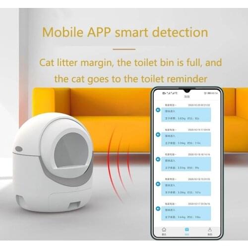 Automatic smart litter box large cat toilet splash water mute safety cat cleaning supplies