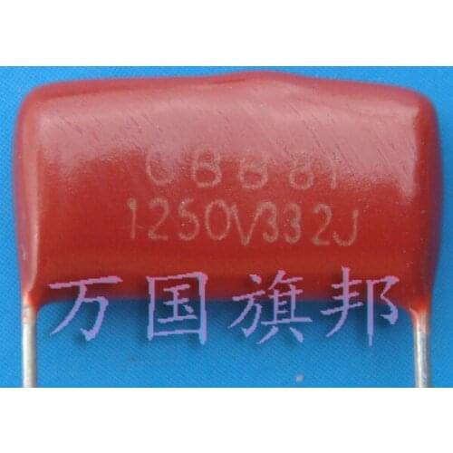 Free Delivery.CBB81 plated metal polypropylene film capacitor is 1250 V 3320.0032 University of Florida