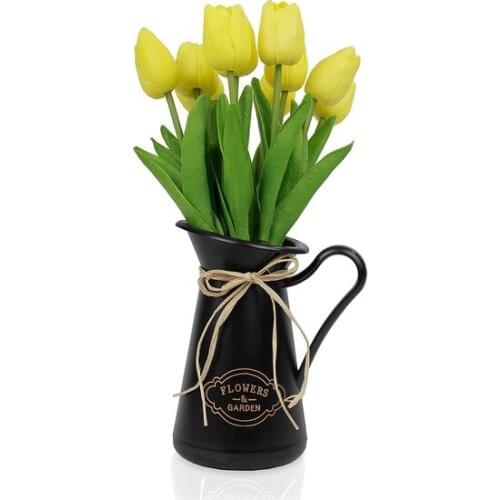 Black In Pots 10'lu Wet Tulip artificial flower decoration artificial flower искусственный цветок