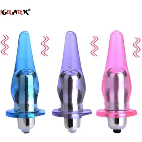 Anal Vibrator Sex Toy for Women Anal Beads Vibrators Gay Prostate Massage Smooth Butt Silicone but plugs Sex Toys for Couple