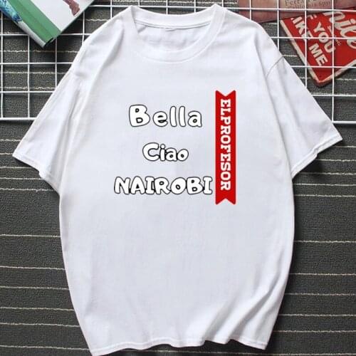 Money Heist T Shirt We Are Back Mens T Shirts TV Money Heist Short-sleev Tops Summer Casual Male Tee Black White Oversized