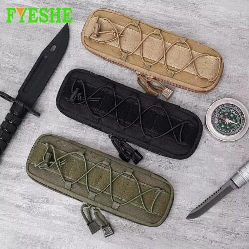Multi-function Knife Set Bag Molle System Outdoor Tactical Knife Pouches Small Waist Bags Sabre knife Bag Hunting Bags