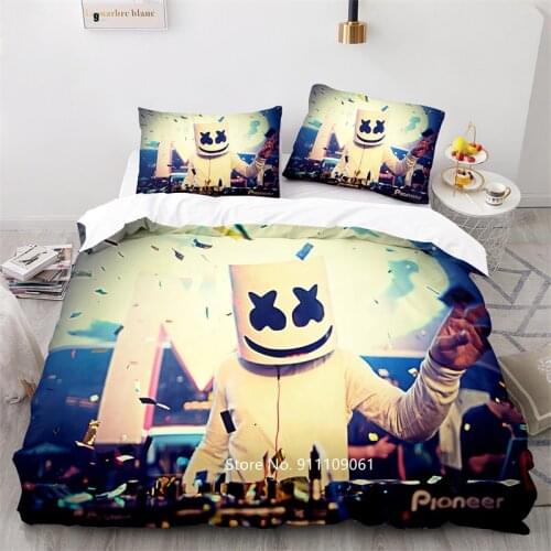 Fashion Electronic Bedding Set Gift for Boys and Girls 2-3 Pieces of High Quality Down Quilt Covers Big Bedspread Pillowcases