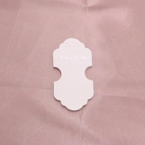 Wholesale 200pcs/lot Jewelry Display Cards Tags Useful Cheap Lable Prica Tags Necklace Paper /PVC Cards Can Print Logo