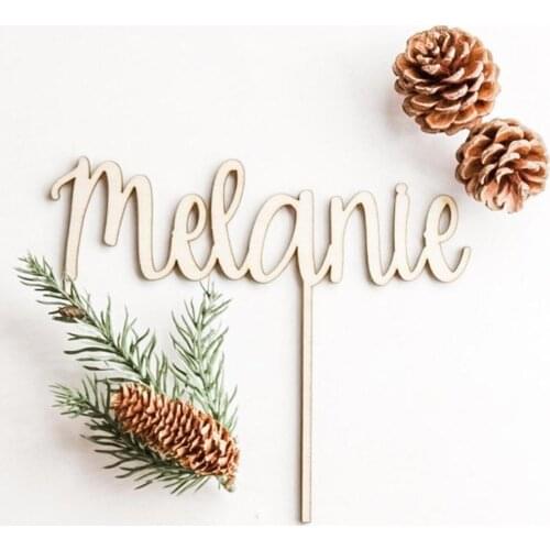 Personalized Name Cake Topper Custom Happy Birthday Cake Topper Party Decoration Kids Birthday Party Supplies