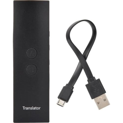 Portable T6 Intelligent Smart Voice Speech Translator Two-Way Real Time Multi-language Interpretation Translator