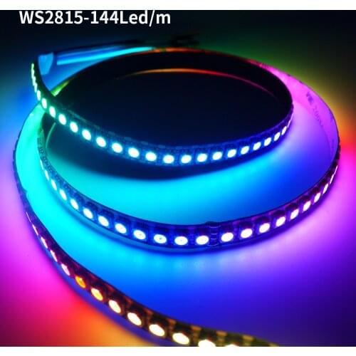 WS2815 led strip tape (WS2813 WS2812B upgrade) Smart led strip light 1m/2m/3m/4m/5m DC12V Addressable Dual-signal RGB Led Strip