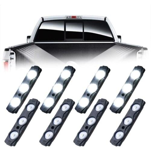 RV Atmosphere Light LED Pod Kit Strip Mini Designed Bed For Car Interior Truck Waterproof White Pickup Lights Cargo Accessories