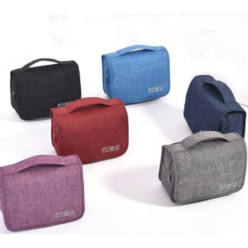 Waterproof Storage Travel Cosmetic Bag Toiletries Organizer Neceser Hanging Bathroom Wash Bag Women Makeup Bags