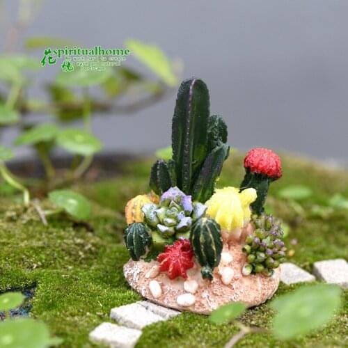 1set 7cm Miniature Plants Cactus Bonsai for Dollhouse Decor Mini Pretend Play Miniaturas Blyth Barbi Doll Accessories Toy random
