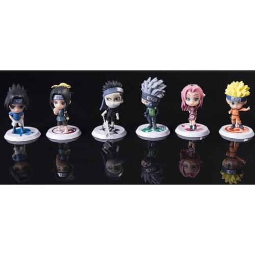 1 cartoon 6 styles of cute ornaments PVC model animation collection statue childrens birthday gifts toys cartoon hand toys