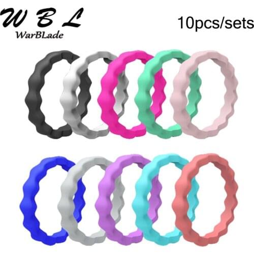 10pcst 13 style Food Grade FDA Silicone Rings For Men Women Wedding Rubber Bands Hypoallergenic Flexible Silicone Finger Ring