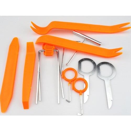 12Pcs / Set Plastic Car Radio Door Clip Panel Trim Removal Tool Repairing for Citroen C-Quatre C-Triomphe Picasso C1 C2 C3 C4 C4