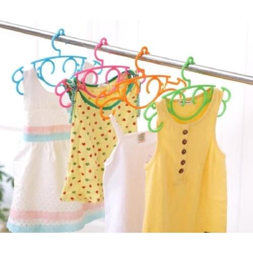 20pcs/lot 27cm baby plastic hanger child hangers for clothes rack