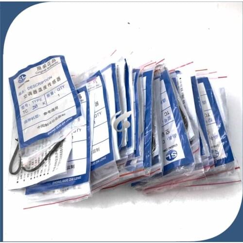 25pcs/lot new for Air Conditioner Tube Sensor 5K10K15K20K50K Ambient Sensor tube air temperature sensor 5K 10K 15K 20K 50K