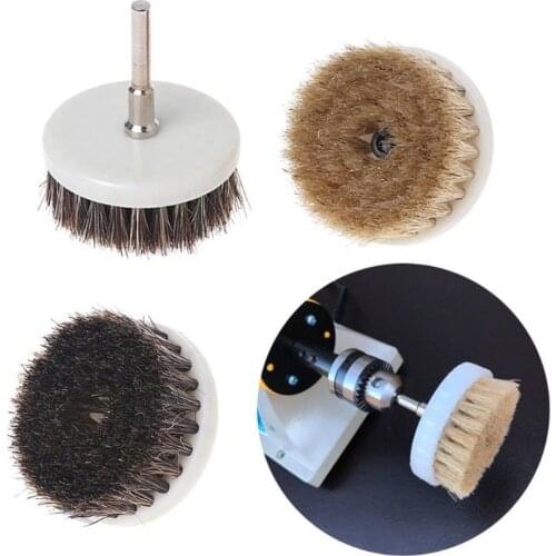 60mm Drill Powered Scrub Heavy Duty Cleaning Brush With Stiff Bristles Tools