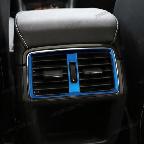 Car Rear Armrest Air Vent Trim Outlet Frame Decoration for Skoda Karoq 2018 2019 2020 2021 2022 Interior Accessories Auto