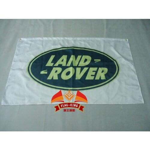 Land rover car racing flag,90*150CM polyester land rover banner
