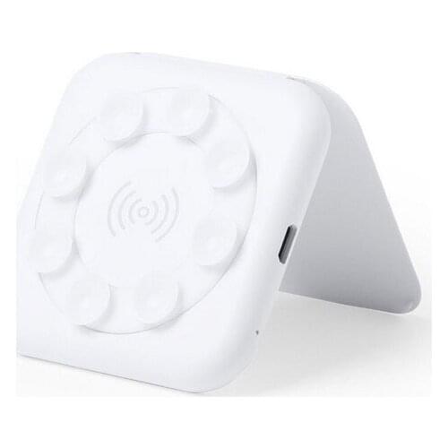 Wireless Charger with Suction Pads and Mobile Holder White 146262