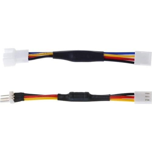 Case Fan RPM Speed Reduction Silent Connector Resistor Cable Quiet Mode