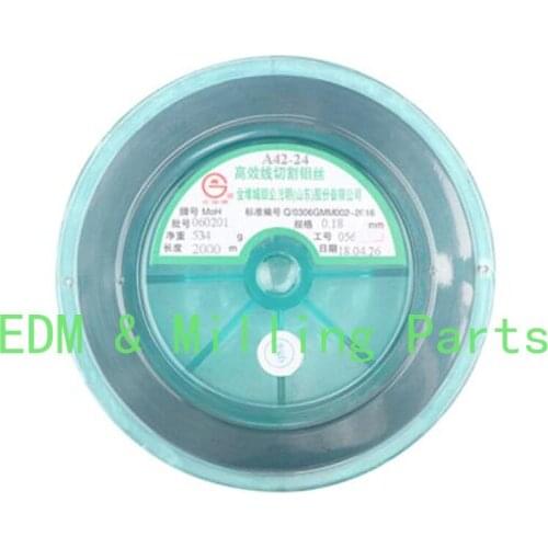 CNC EDM Wire-Cut Parts High Wire Cutting Molybdenum Wire 0.18mm-0.20mm*2000m For High Speed / Middle Speed Wire Cut EDM Machine