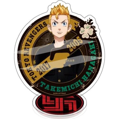 Tokyo Avengers Acrylic Stand Up Action Figure Decoration Hanagaki Budo Cosplay Japanese Anime Cartoon Toys for Boys Adult Kids