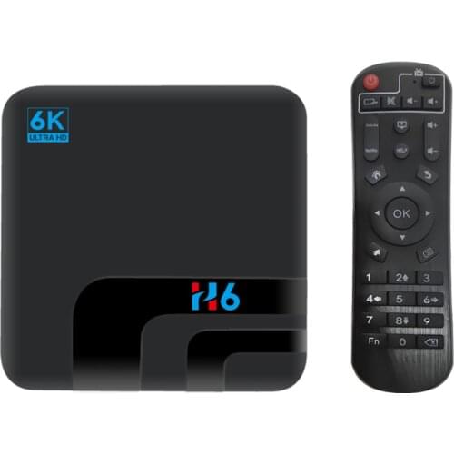 H6 Android TV Box Android 10.0 4GB 64GB 32GB 6K 3D Video H.265 Media Player 2.4G 5GHz Wifi Bluetooth Set top box Smart TV Box