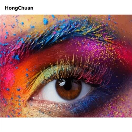 Beautiful eyes mural 5D DIY round/square diamond painting embroidery mosaic cross stitch home decoration new year gift