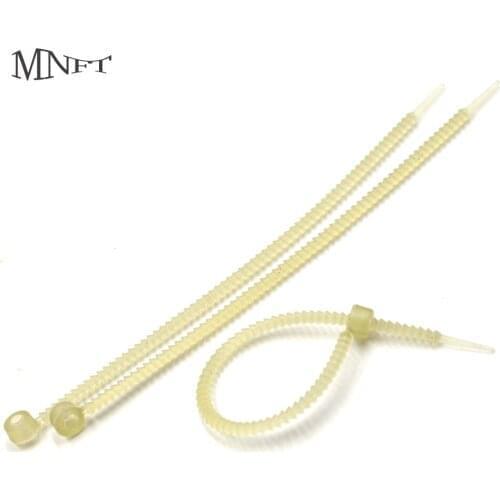 MNFT 20Pcs PVA Cable Tie Carp Fishing PVA Ties Bait Rig Accessory Water-soluble Tightening Belt Fishing Terminal Tackles