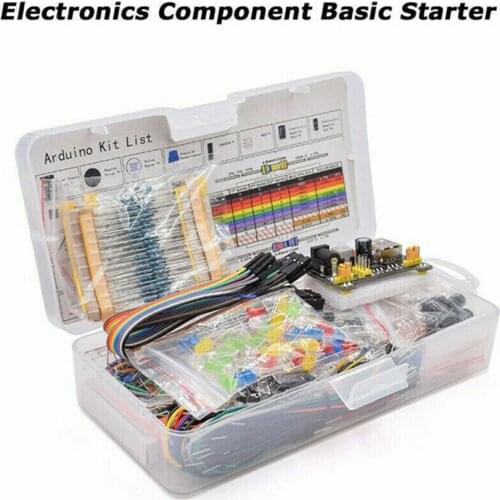 Electronic Components Kit 830 Connect Points Breadboard Cable Resistor Applicable For UNO R3 Professional Tool Case