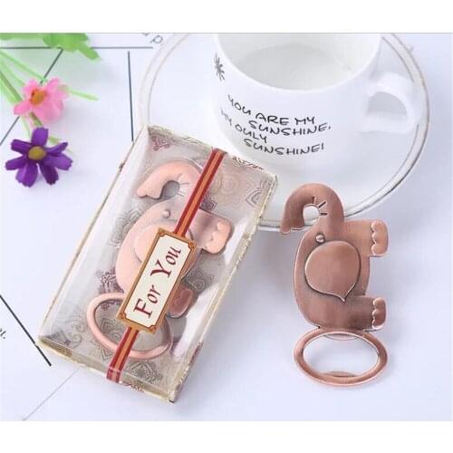 Newest Elephant Metal Bottle Opener Beer Opener Wedding Favors And Gifts Wedding Gifts For Guests Wedding Souvenirs 200Pcs/Lot
