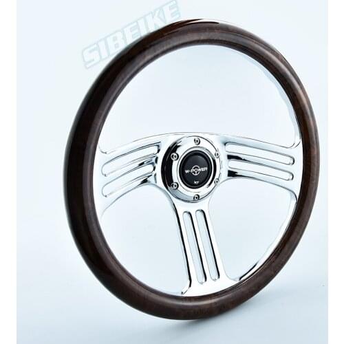 New Arrive Copy Wood Steering Wheel Car Racing Drifting Racing Sport Universal