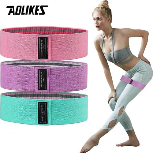 AOLIKES New Resistance Bands Fitness Booty Bands Fitness Rubber Expander Elastic Band for Home Workout Exercise Equipment
