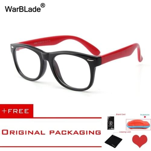 WarBLade Kids Optical Glasses Frame Child Boy Girl Myopia Prescription Eyeglass Frames Clear Eyewear Spectacle Frame Oculos