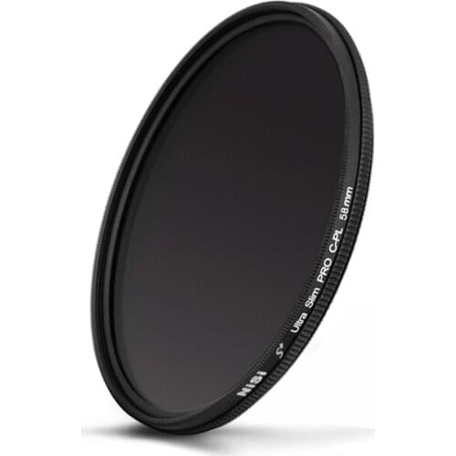 Polarizer Thin Frame 58mm Polarizing Circle Filter Is Suitable for Canon SLR Camera Lens To Filter CPL