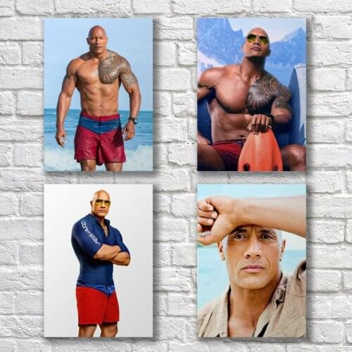21style Choose Dwayne Johnson The Rock PICTURE Art Film Print Silk Poster Home Wall Decor 24x36inch