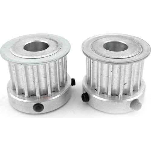 16 Teeth Pulley for Skateboard N63 Motor 10mm Shaft 16T Pulley Replacement for Electric Skateboard Fits HTD-5M Belt,2Pcs