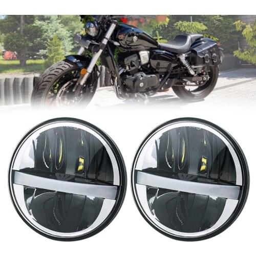 2pcs 5.75 Inch LED Headlight For Triumph Rocket iii 3 & Speed Triple & Street Triple & Thunderbird 1 pair